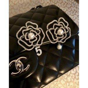 Camelia Brooch Hanging Pearl or Hanging 5